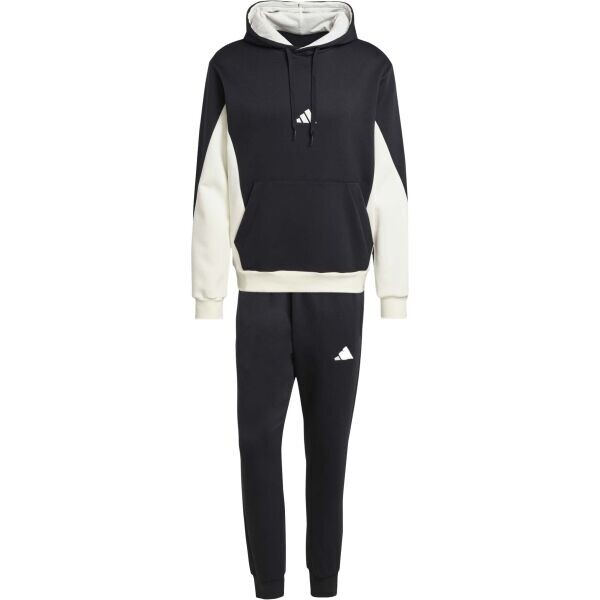 adidas M FL CB HD TS Pánská tepláková souprava, černá, velikost