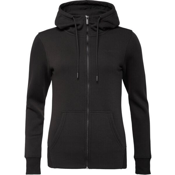 Willard WANITA Dámská celorozepínací mikina, černá, velikost