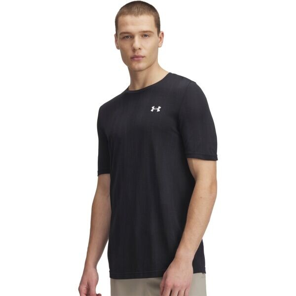 Under Armour VANISH SEAMLESS NOVELTY Pánské sportovní tričko, černá, velikost S