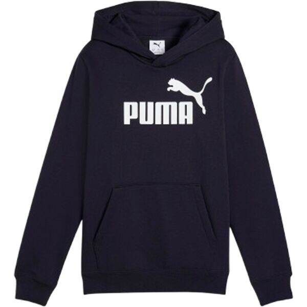 Puma ESSENTIALS NO.1 LOGO HOODIE FL B Chlapecká mikina, tmavě modrá, velikost