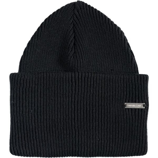 DIDRIKSONS RIVER BEANIE 3 Zateplená čepice, černá, velikost