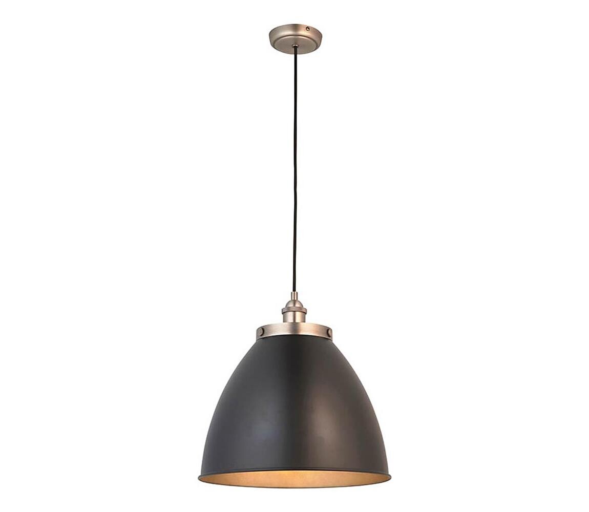 Endon Endon 98749 - Lustr na lanku FRANKLIN 1xE27/10W/230V černá/mosaz