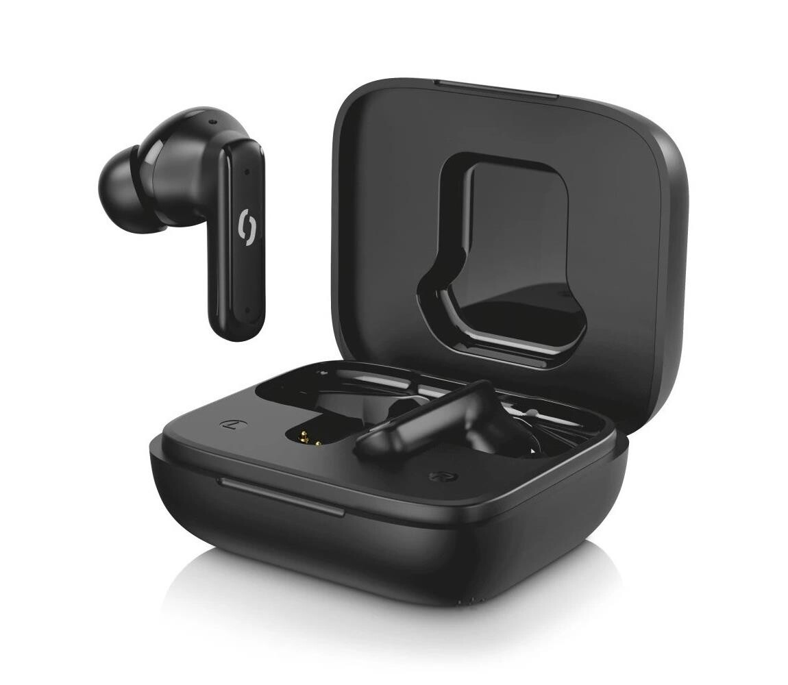 Aligator Aligator TWS07 - Bezdrátová sluchátka Pods LCD + ANC 400 mAh + 2x 40 mAh černá