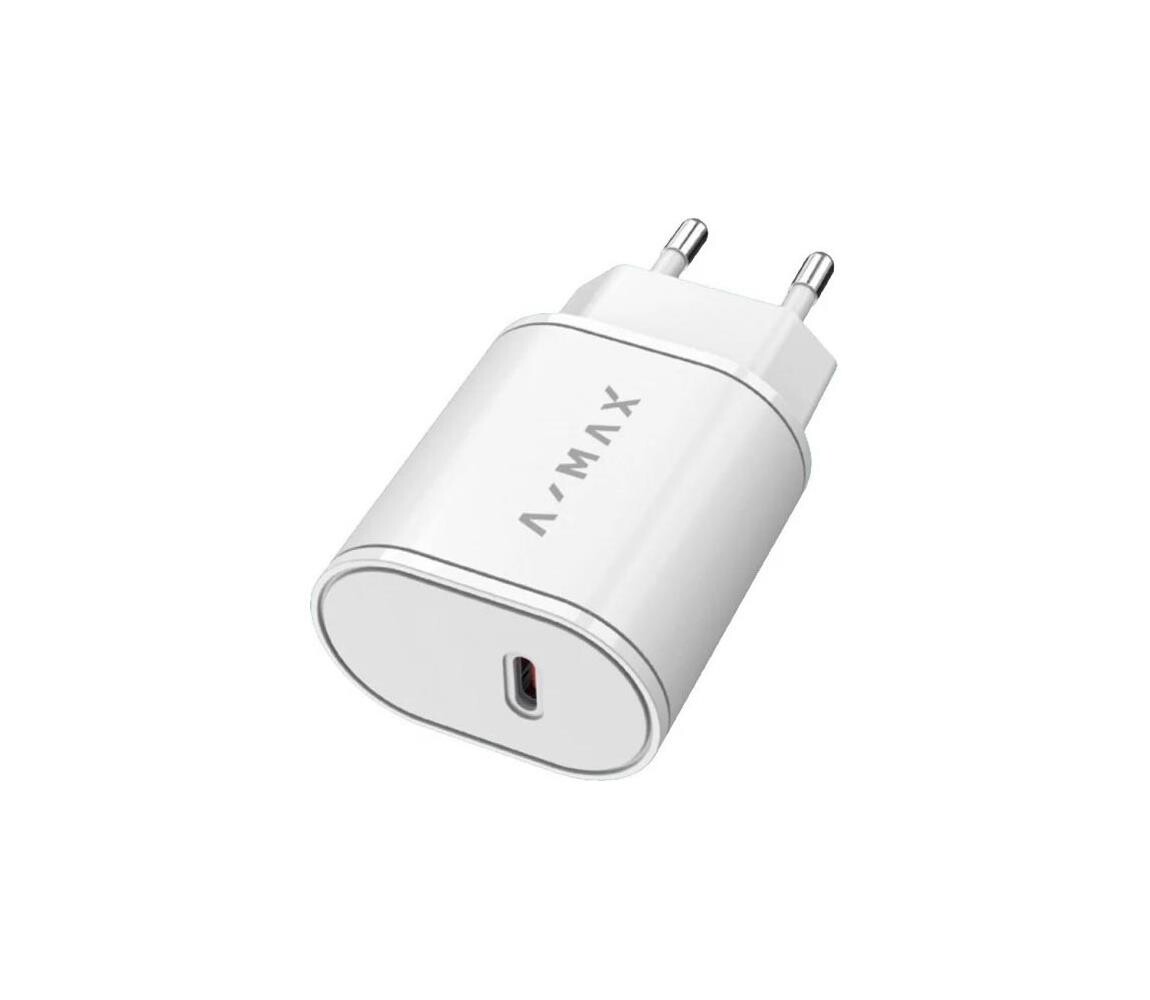 Aligator Aligator AX0001V - Rychlonabíjecí adaptér A-MAX Power Delivery 20W USB-C bílá