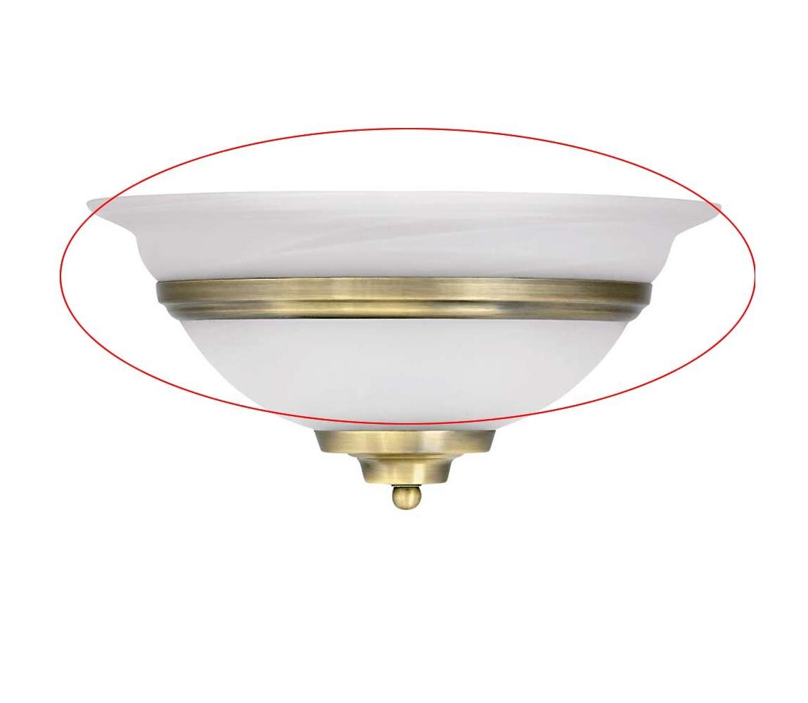 Globo Globo - Náhradní sklo k nástěnnému svítidlu TOLEDO E27