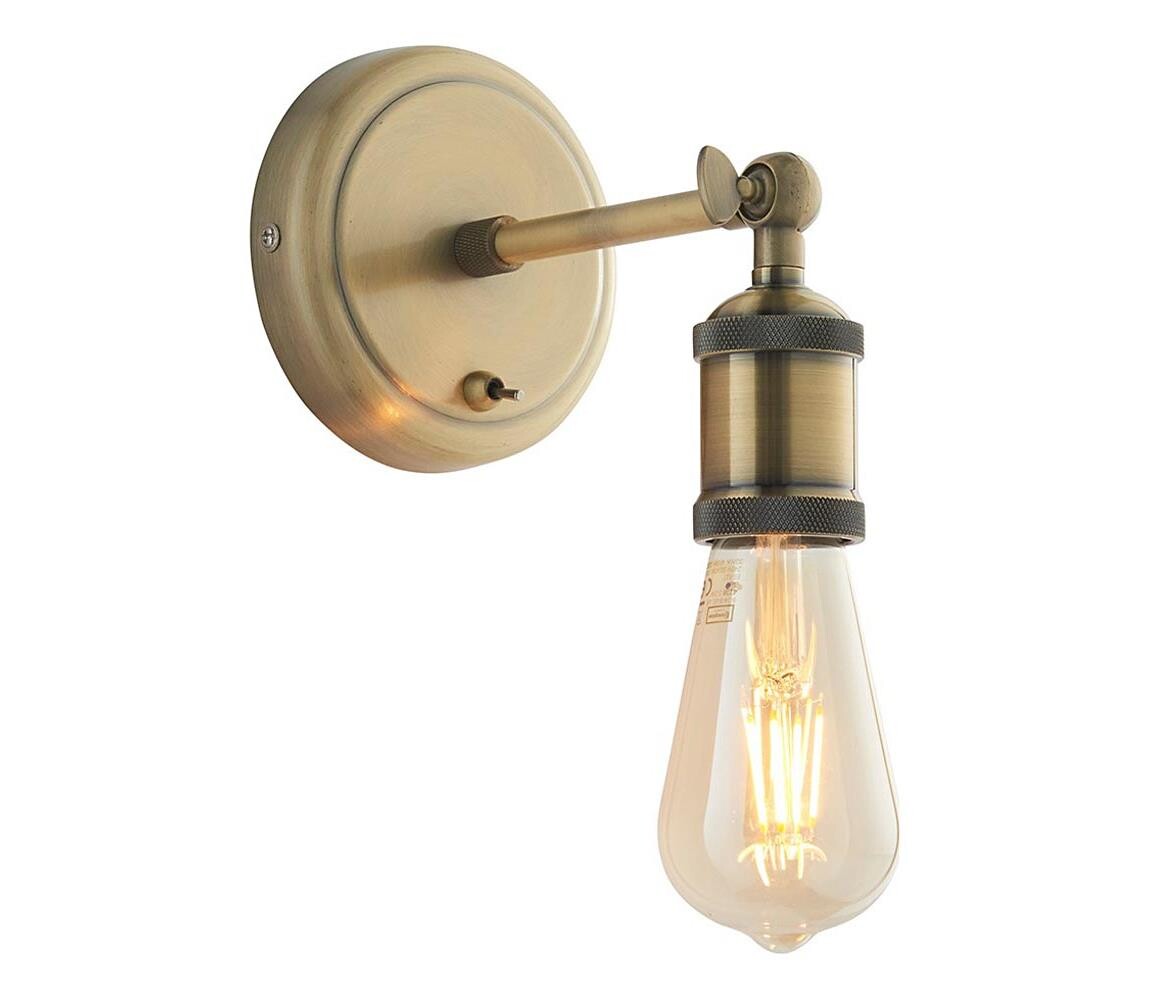 Endon Endon 97245 - Nástěnné bodové svítidlo HAL 1xE27/10W/230V mosaz