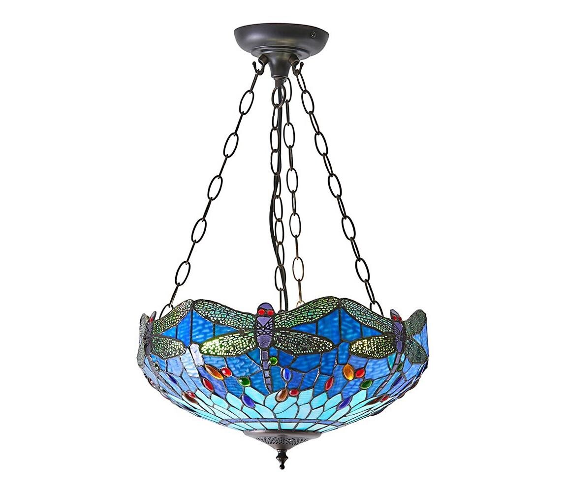 Endon Endon 64075 - Lustr na řetězu DRAGONFLY 3xE27/60W/230V pr. 41 cm