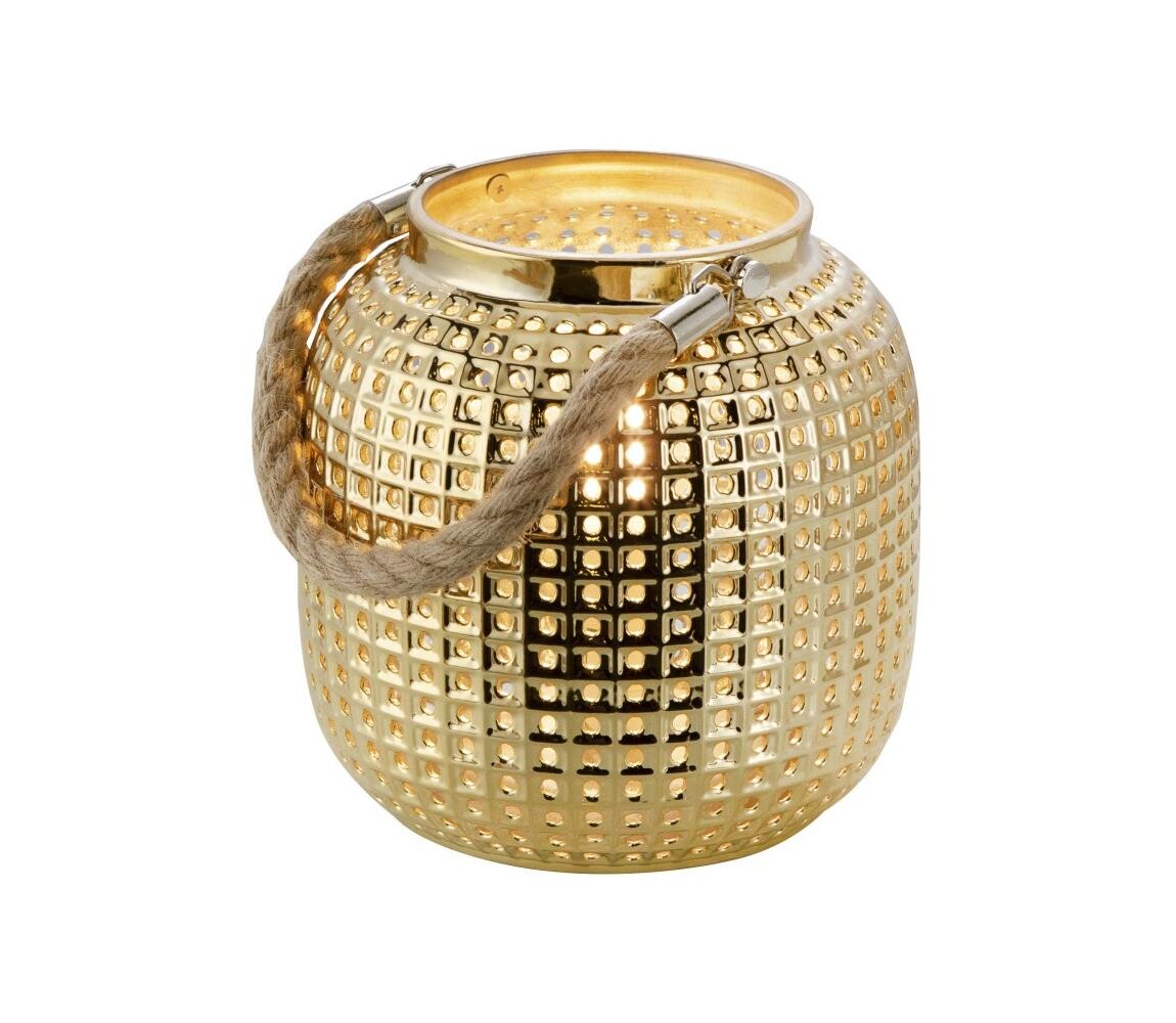 Globo Globo 50770145 - Dekorační stolní lampa BOLA 1xE14/40W/230V zlatá