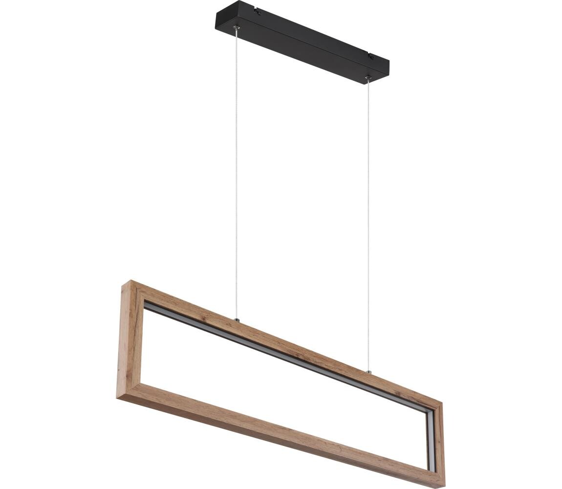 Globo Globo 67287H - LED Lustr na lanku MANDERA LED/24W/230V hnědá