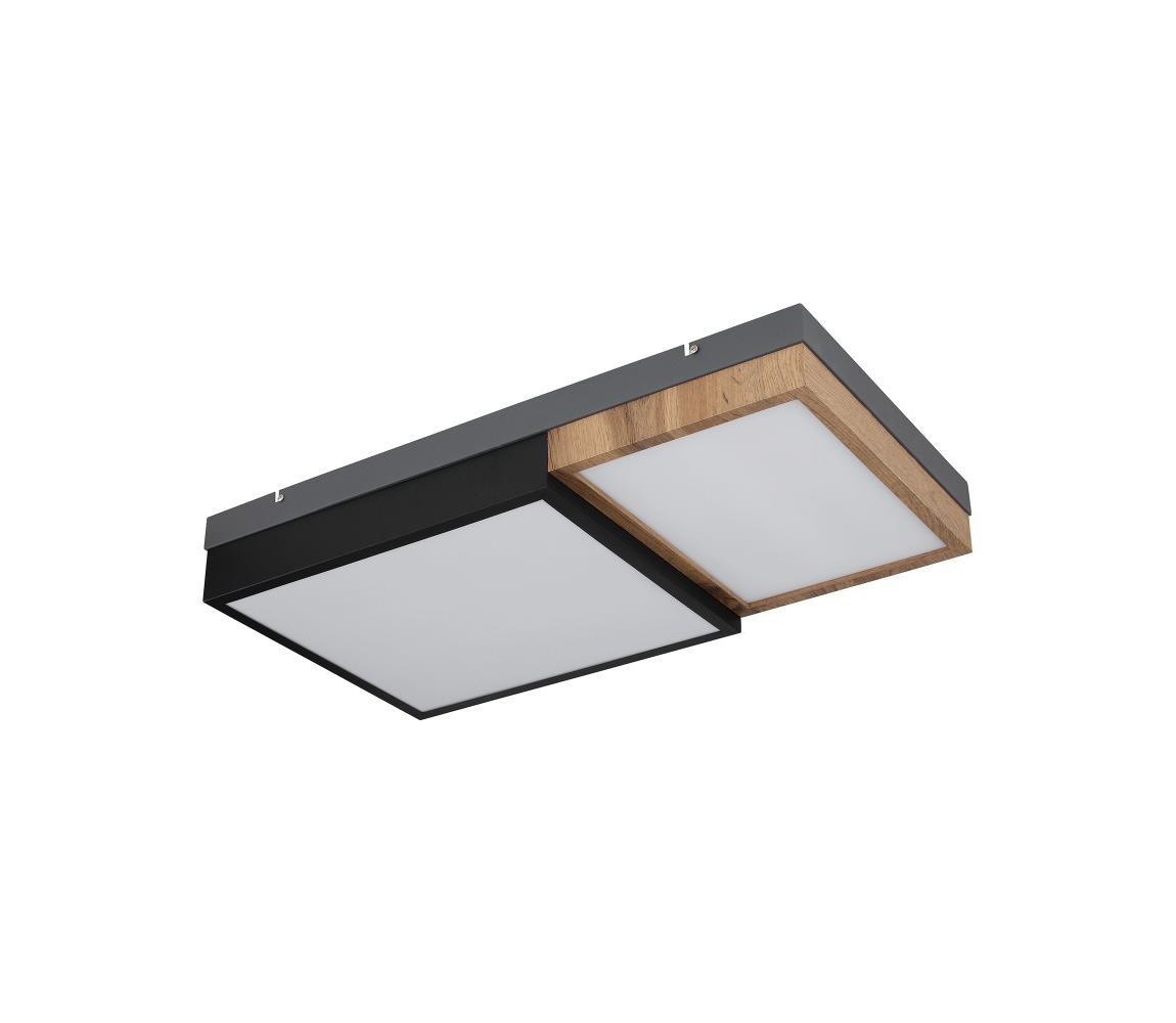 Globo Globo 67286-30 - LED Stropní svítidlo GUNDI LED/30W/230V hnědá/černá