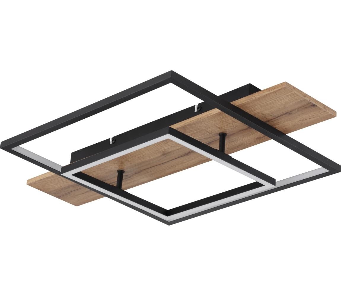 Globo Globo 67289D - LED Stmívatelné stropní svítidlo VANNI LED/24W/230V hnědá/černá