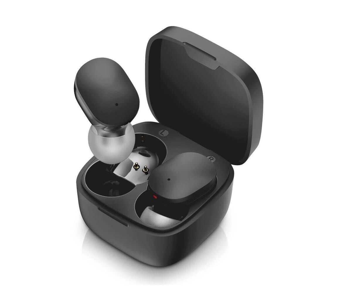 Aligator Aligator TWS05 - Bezdrátová sluchátka Pods LITE 200 mAh + 2x 30 mAh IP30 černá