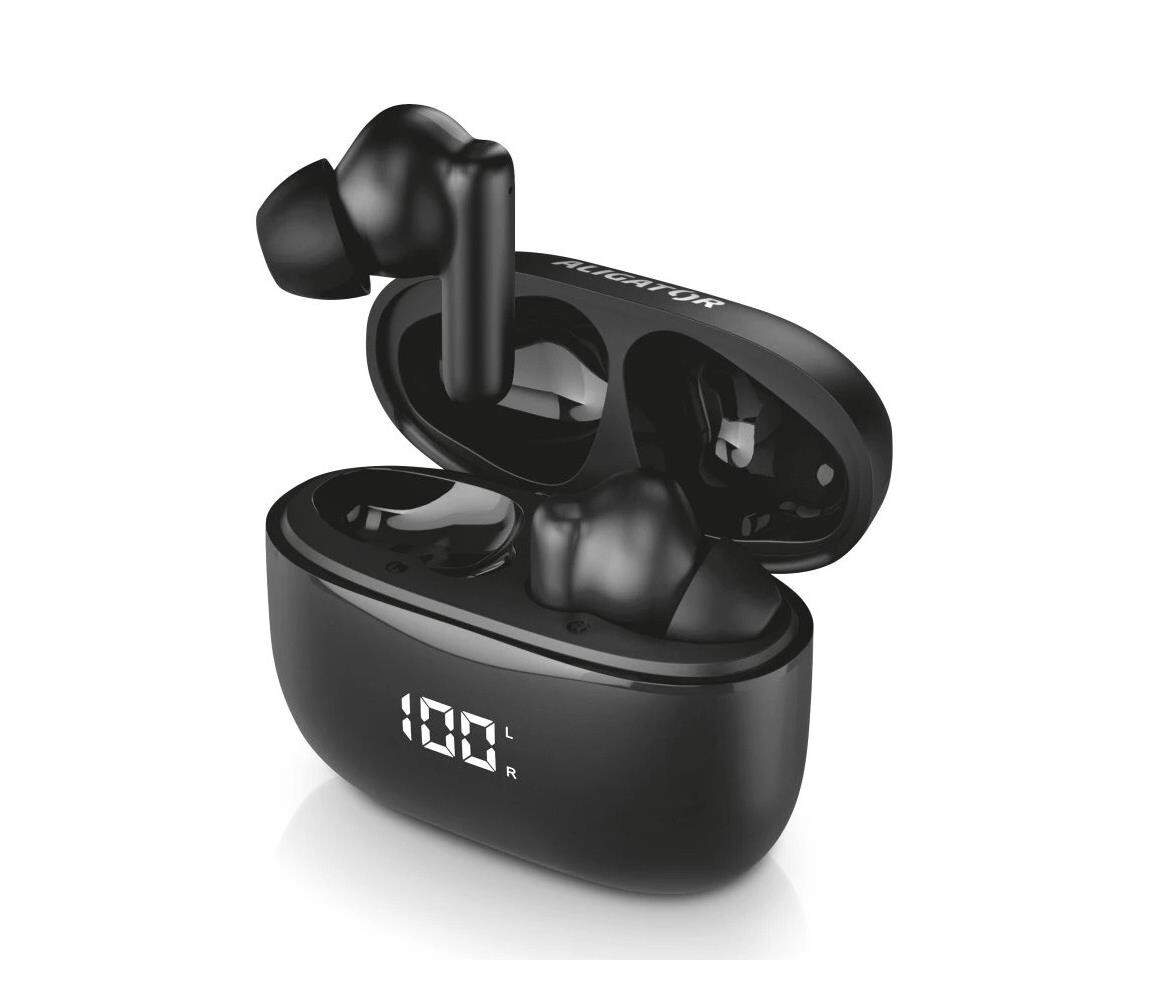 Aligator Aligator TWS06 - Bezdrátová sluchátka Pods PRO 3 200 mAh + 2x 30 mAh IP30 černá