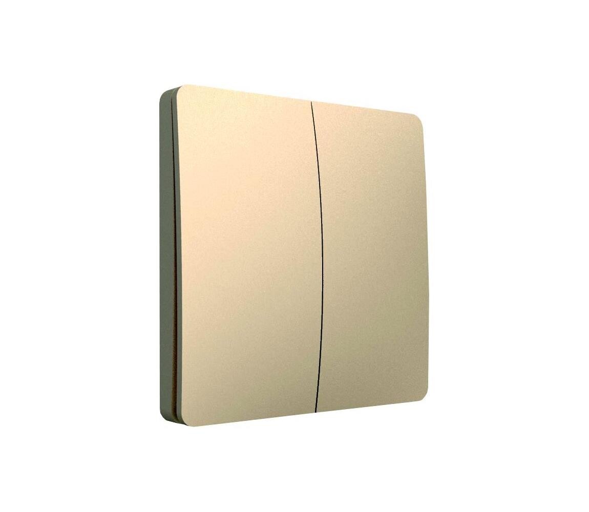 Greenlux Kinetický bezdrátový vypínač 2P IP67 zlatá