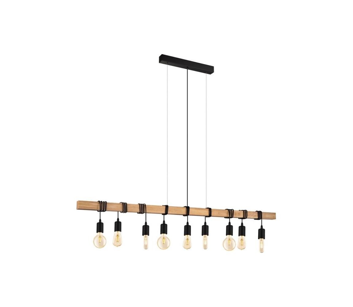 Eglo Eglo 182429 - Lustr na lanku TOWNSHEND 9xE27/60W/230V