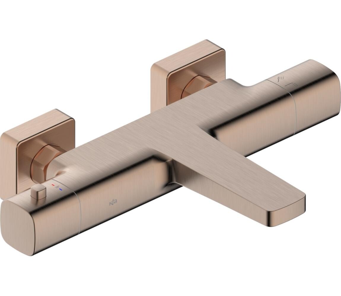 KFA Armatura KFA Armatura 5754-010-34 - Termostatická vanová baterie MALAGA rose gold