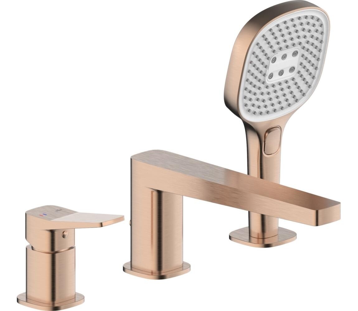 KFA Armatura KFA Armatura 4525-210-34 - Vanová baterie 3-otvorová MALAGA rose gold