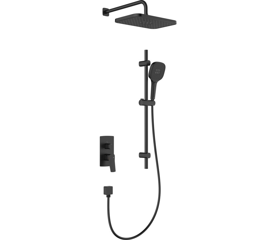 KFA Armatura KFA Armatura 4529-301-81 - Sprchová sada s podomít. baterií MALAGA černá