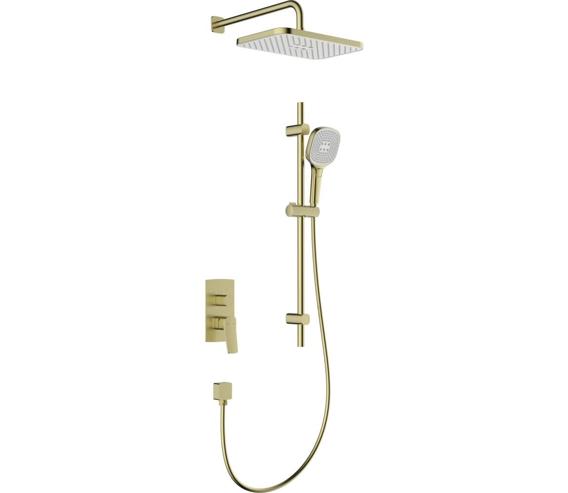 KFA Armatura KFA Armatura 4529-301-31 - Sprchová sada s podomít. baterií MALAGA kartáč. zlatá