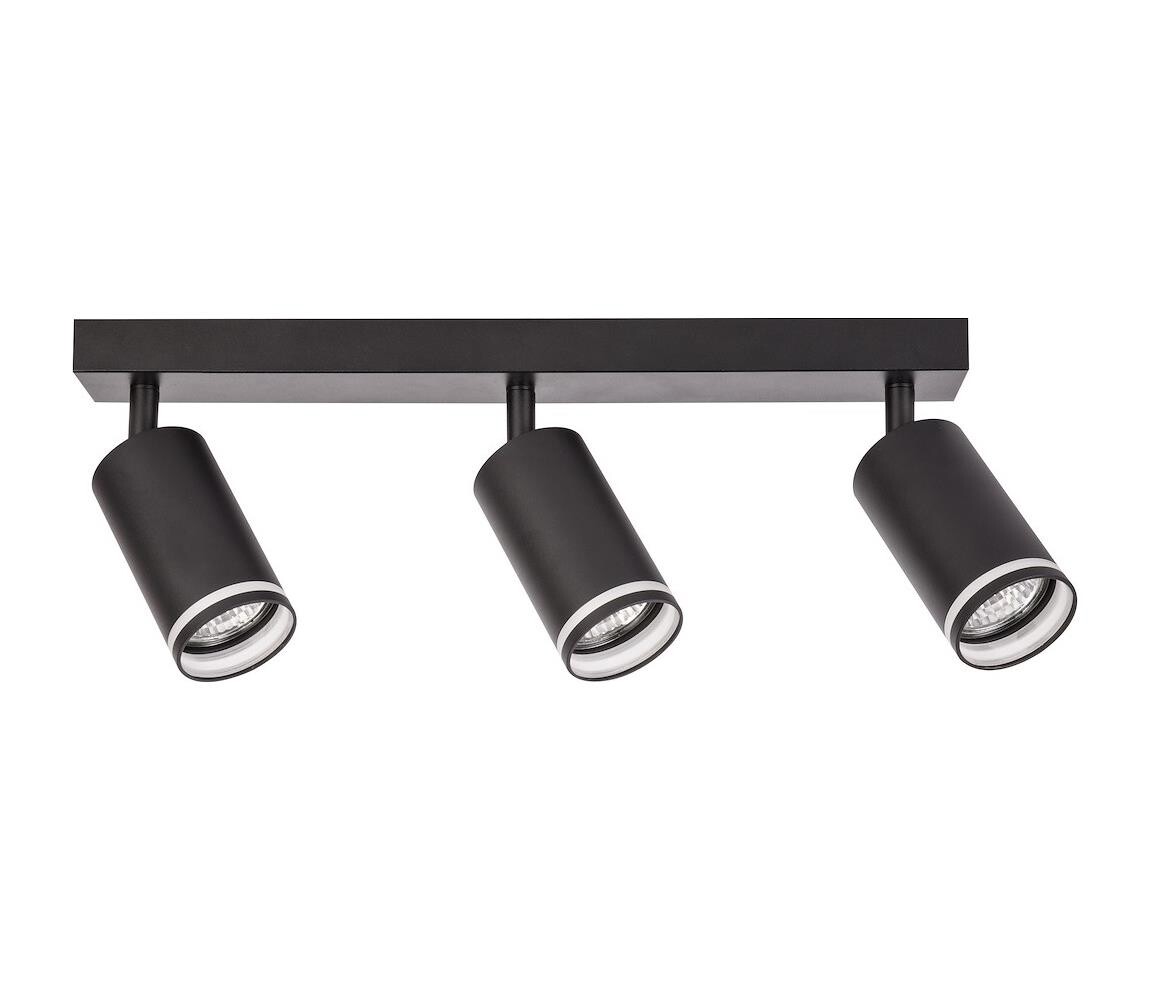 Bodové svítidlo PIPE 3xGU10/10W/230V černá