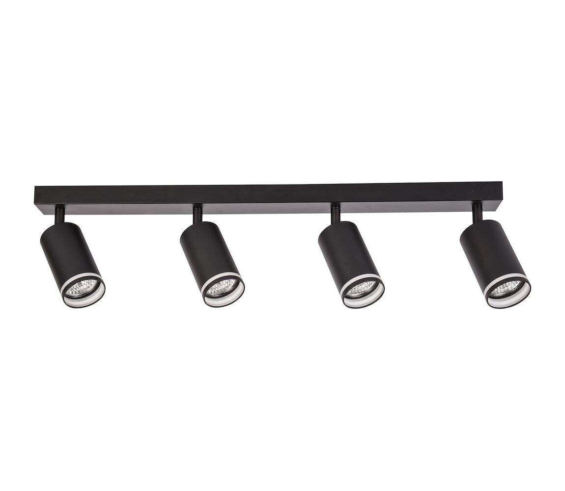 Bodové svítidlo PIPE 4xGU10/10W/230V černá