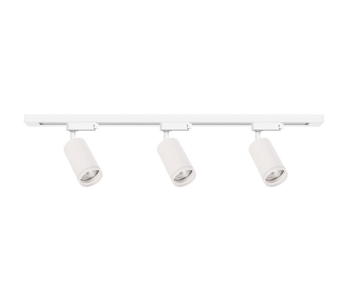 Bodové svítidlo v lištovém systému PIPE 3xGU10/10W/230V bílá