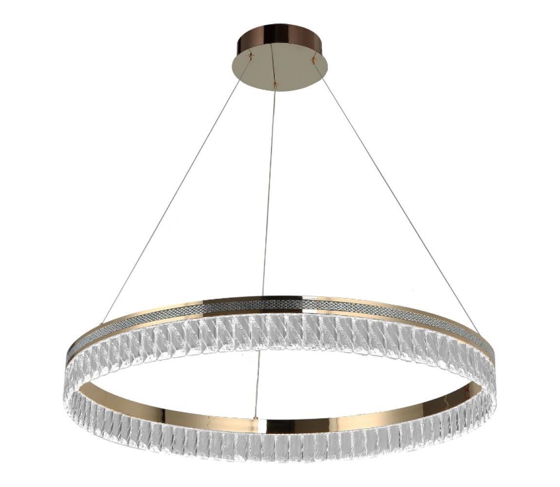 LED Stmívatelný křišťálový lustr na lanku THALIA LED/55W/230V 3000-6000K + DO