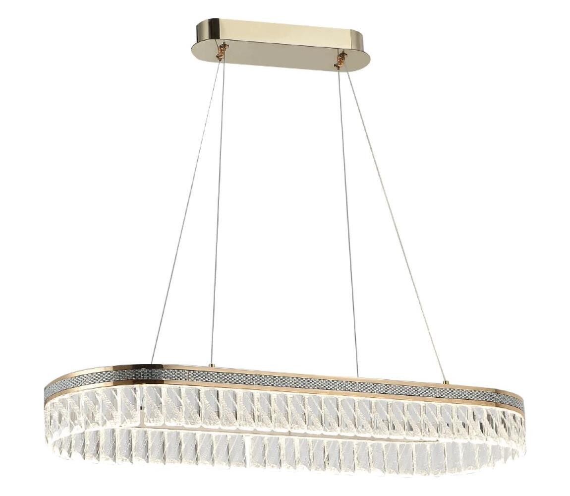 LED Stmívatelný křišťálový lustr na lanku THALIA LED/50W/230V 3000-6000K + DO