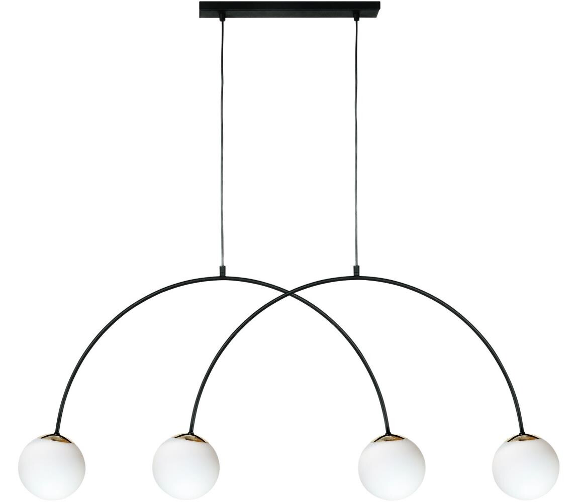 Zuma Line Zuma Line 1220 - Lustr na lanku BOW 4xE14/10W/230V černá