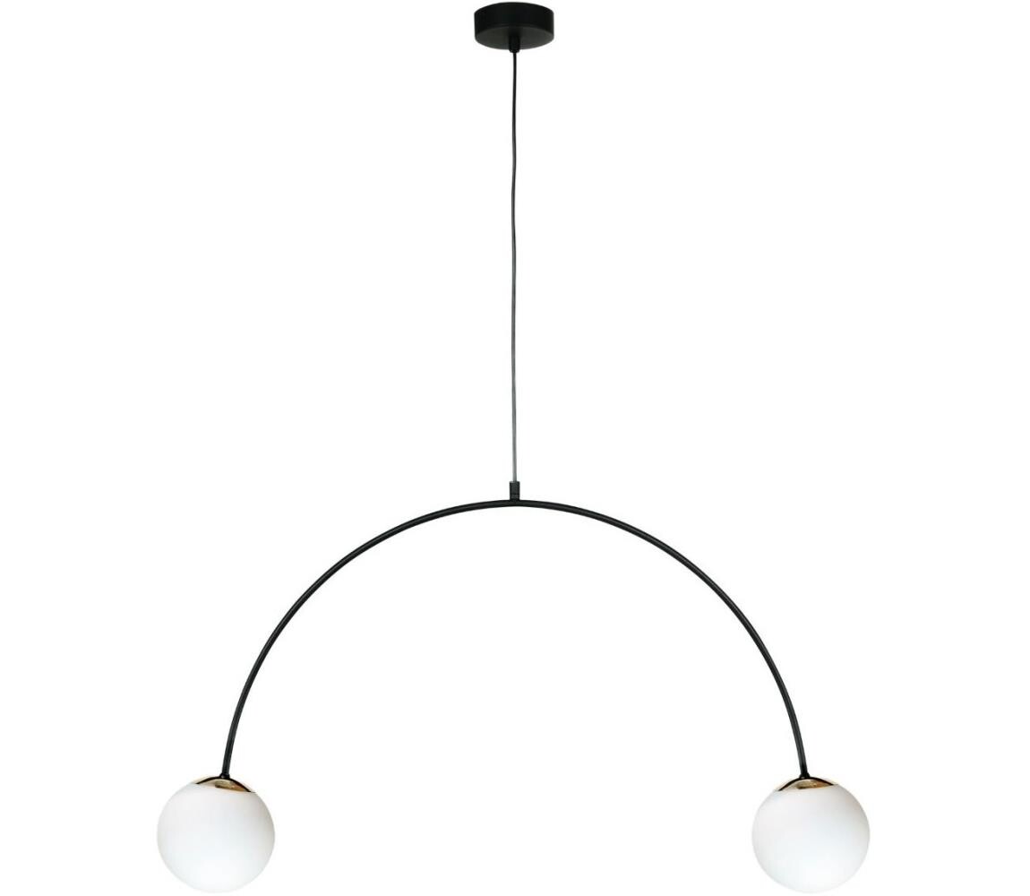 Zuma Line Zuma Line 1222 - Lustr na lanku BOW 2xE14/10W/230V černá