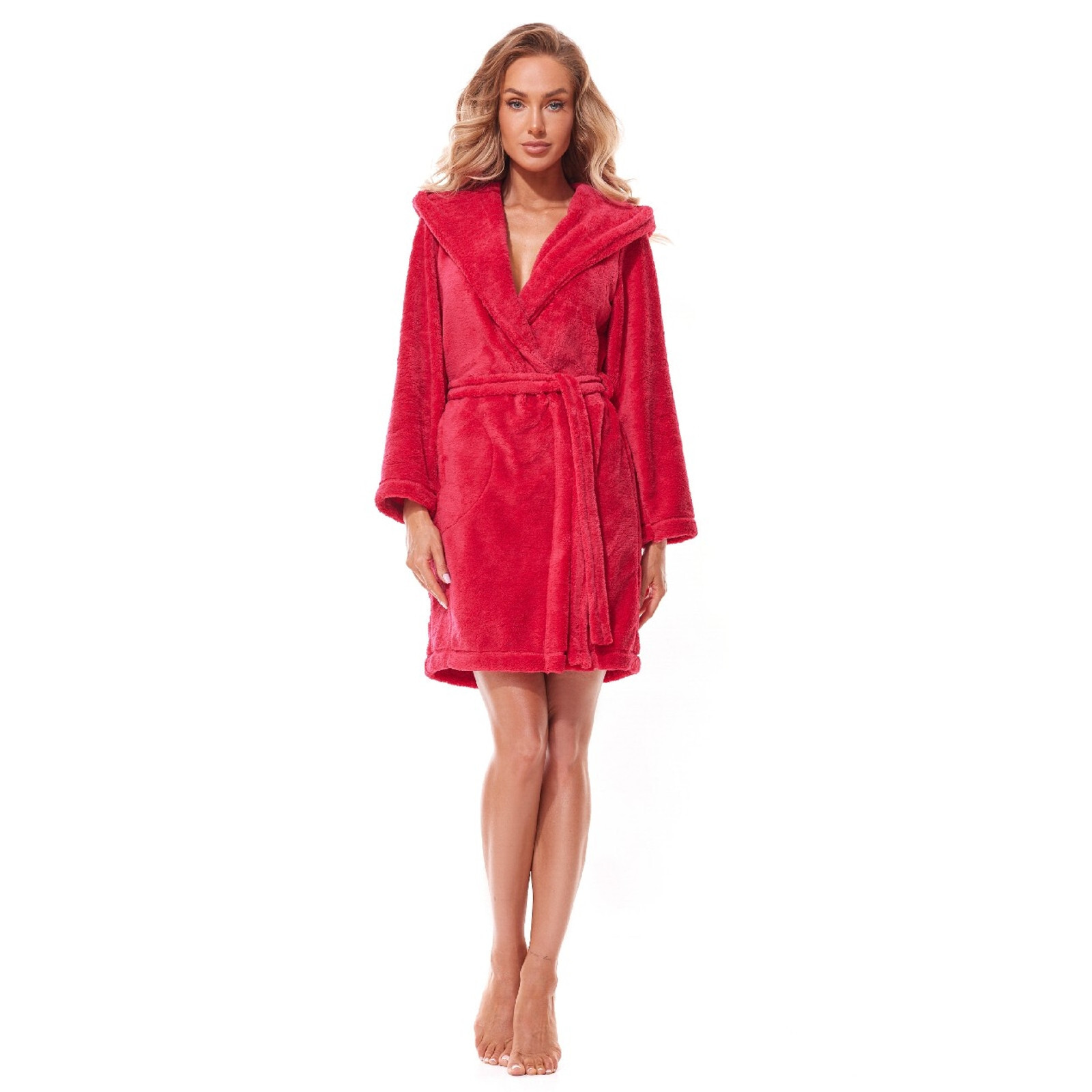 Dámský župan L&L červený (2319) L