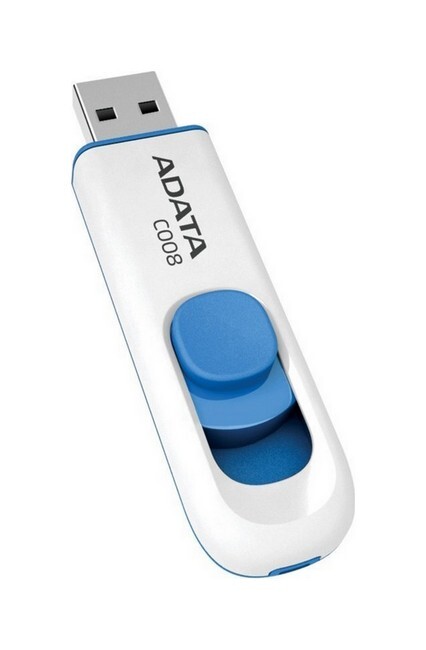 Flash disk ADATA C008 Classic 32GB bílý 68701