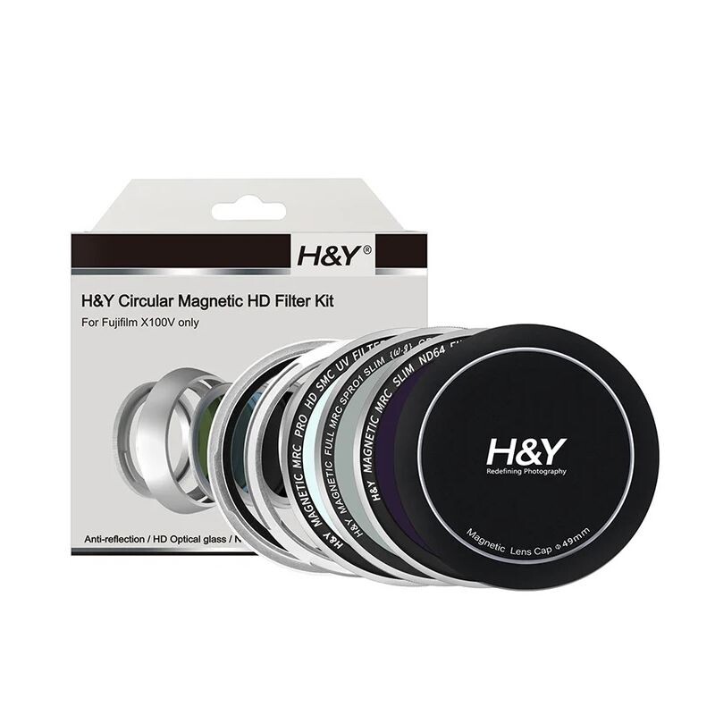 H&Y Magnetic Filter Kit pro Fujifilm X100V/100VI stříbrný