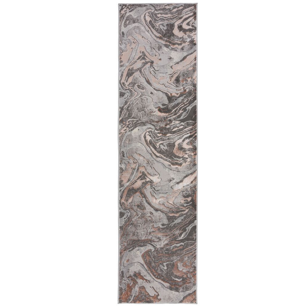 Běhoun Eris Marbled Blush, 60x230, růžová, chodba / předsíň, Flair Rugs