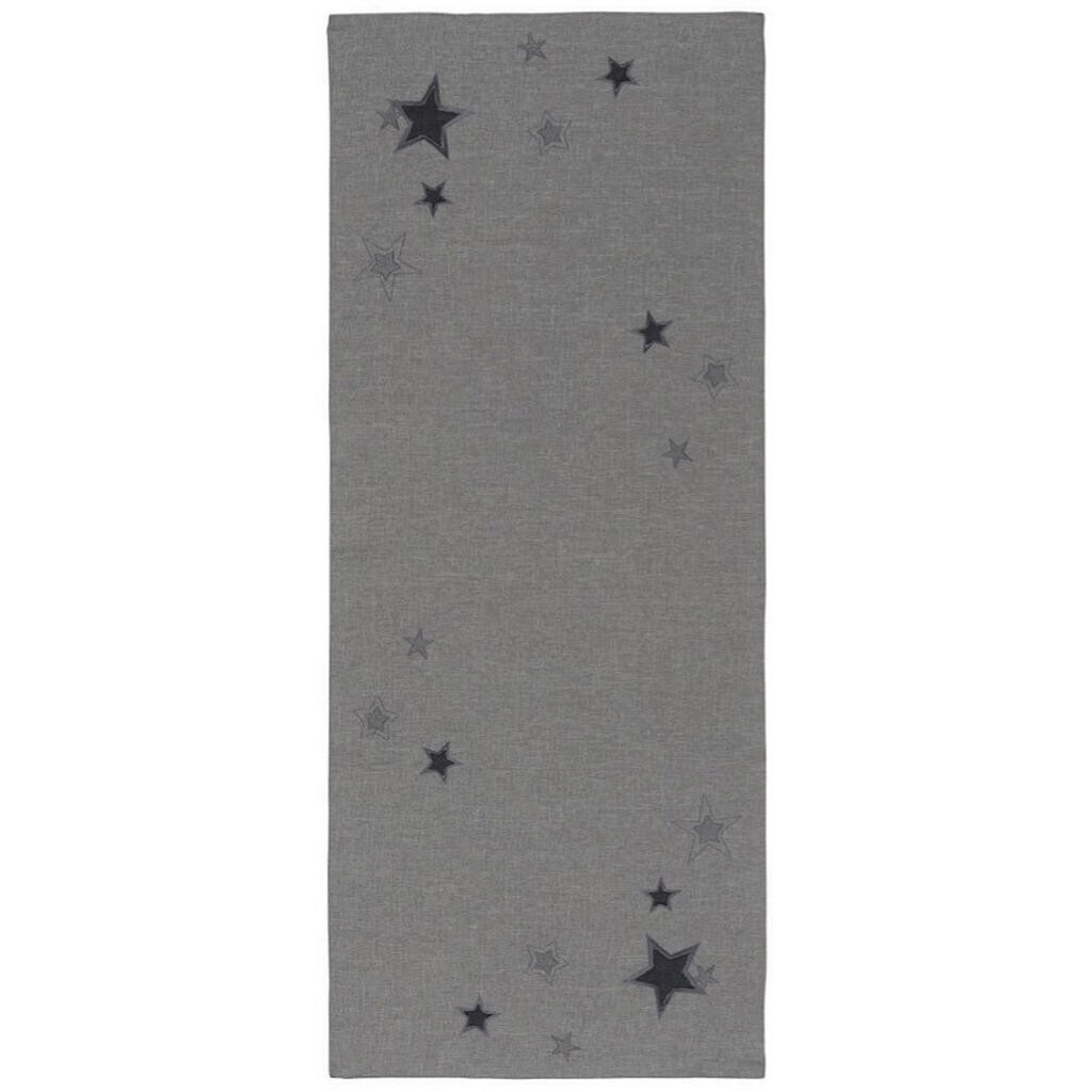 X-Mas BĚHOUN NA STŮL, 50/150 cm, světle šedá