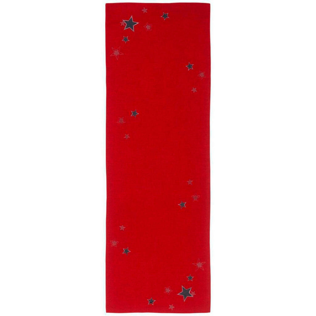 X-Mas BĚHOUN NA STŮL, 40/100 cm, červená