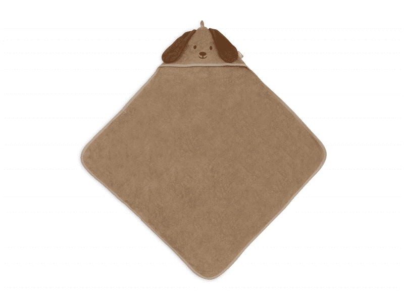 Jollein Osuška s kapucí froté 75x75cm pejsek Diego