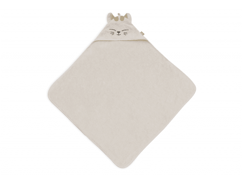 Jollein Osuška s kapucí froté 75x75cm kočička Charlie