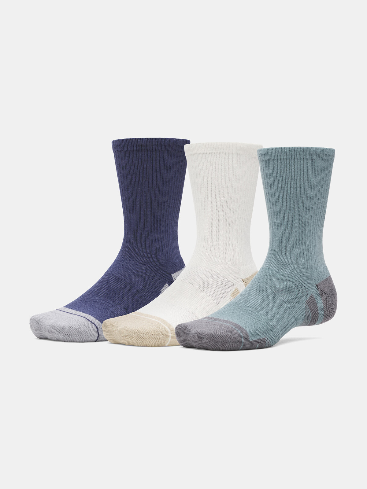 Unisexové ponožky Under Armour UA Performance Tech 3pk Crew-BLU - unisex