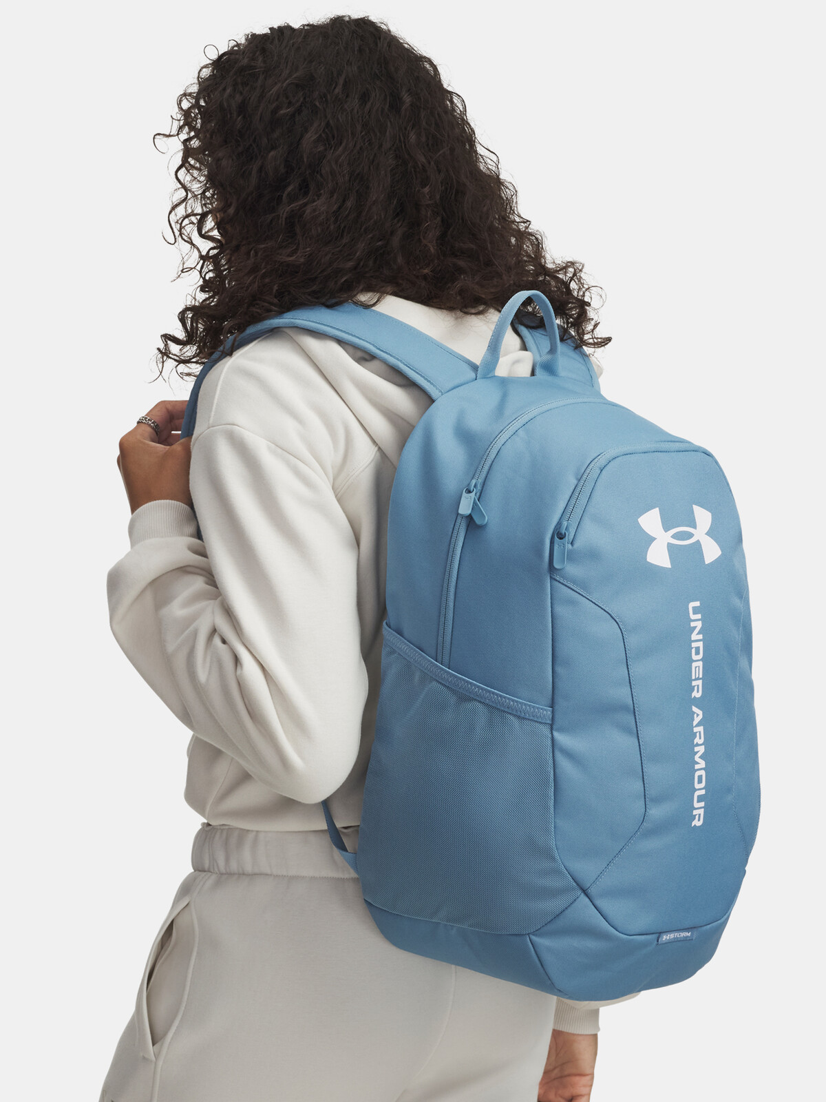 Unisexový batoh Under Armour UA Hustle Lite Backpack-BLU - unisex