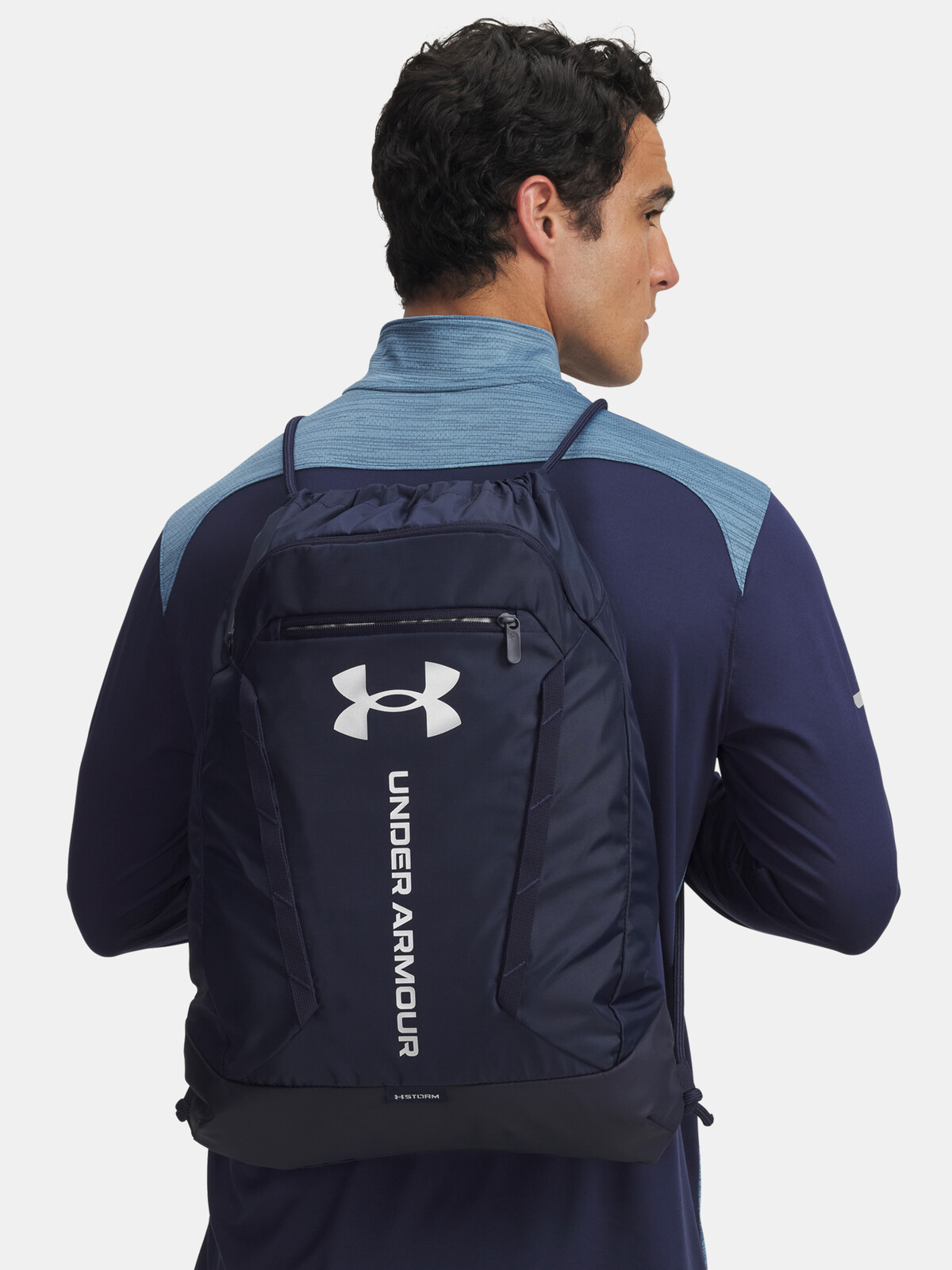 Unisexový vak Under Armour UA Hustle Sackpack-BLU - unisex