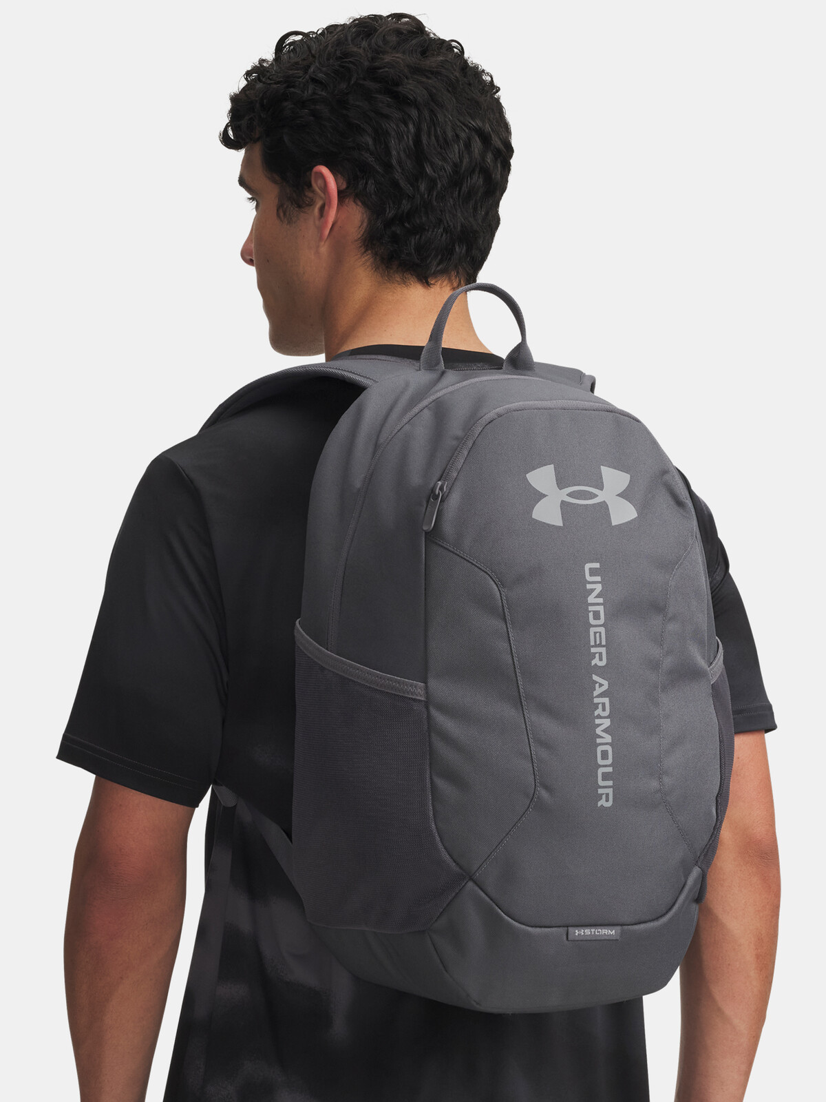 Unisexový batoh Under Armour UA Hustle Lite Backpack-GRY - unisex