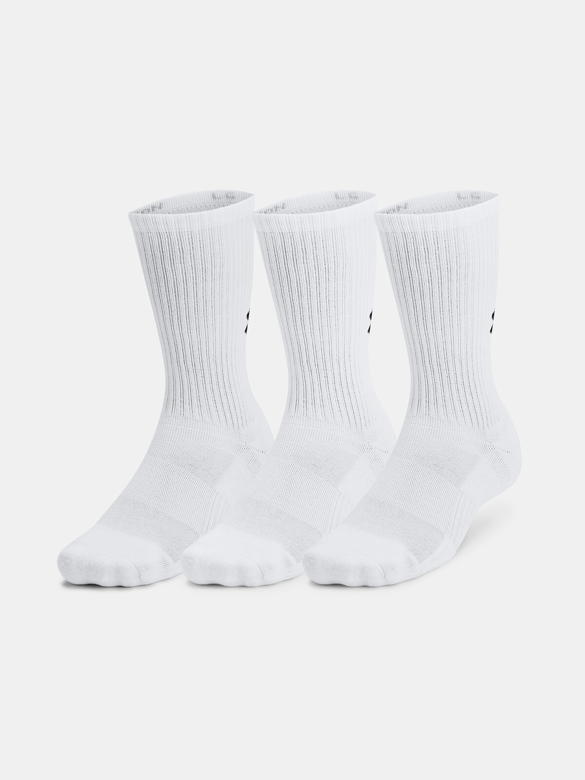 Unisexové ponožky Under Armour Unisex UA TC 3pk Crew-WHT - unisex