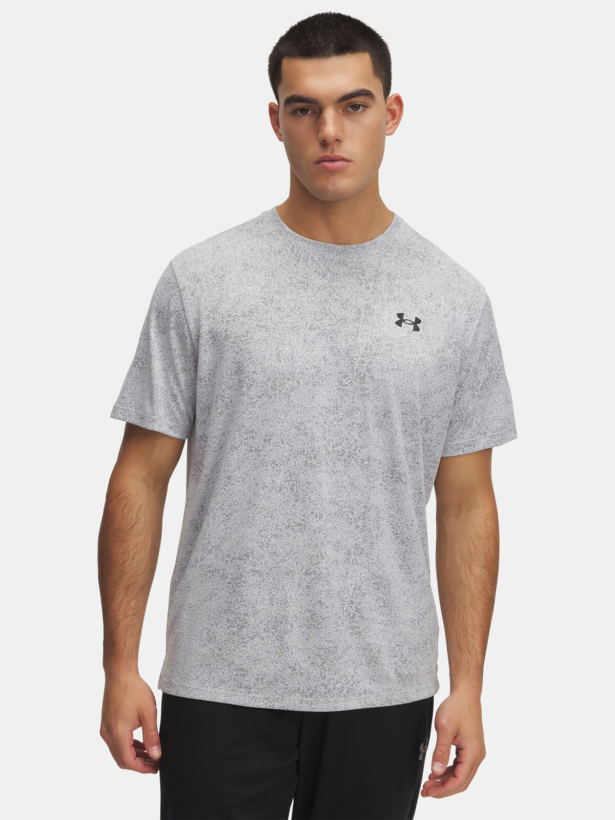 Pánské tričko Under Armour UA Tech Tee Pixelate-GRY - Pánské