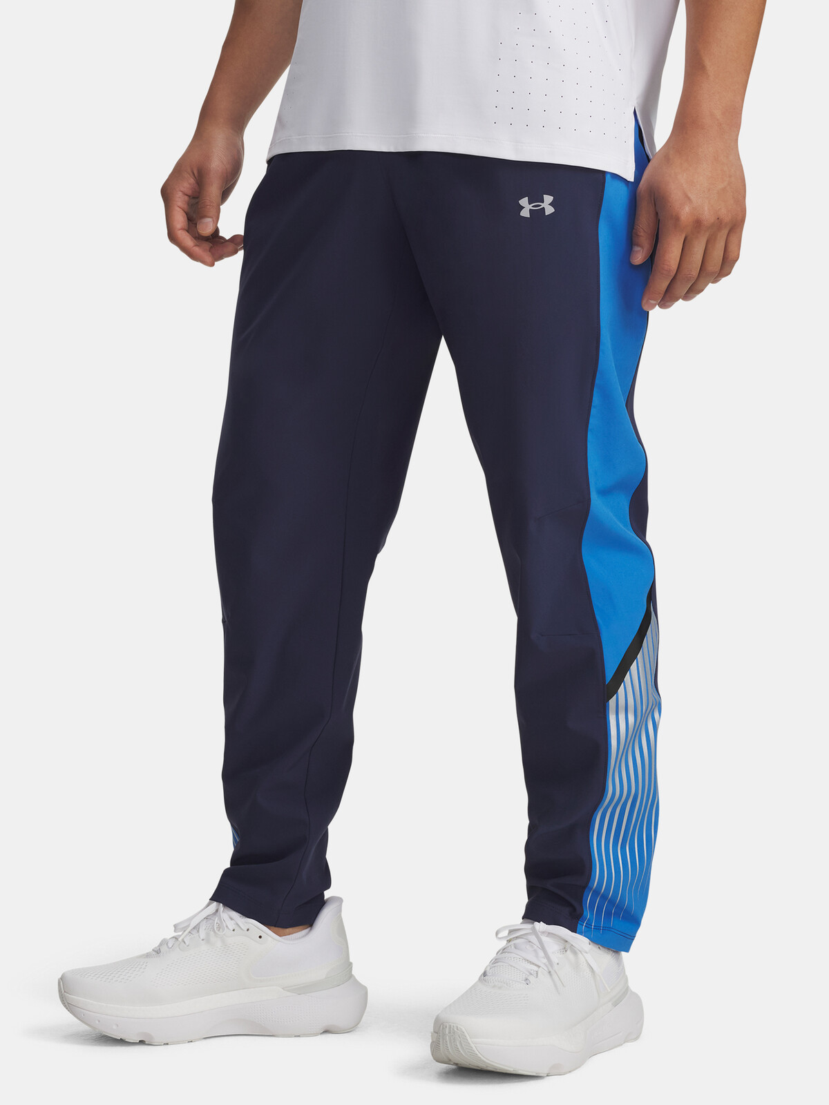 Pánské sportovní kalhoty Under Armour UA Velociti Storm Pant-BLU - Pánské