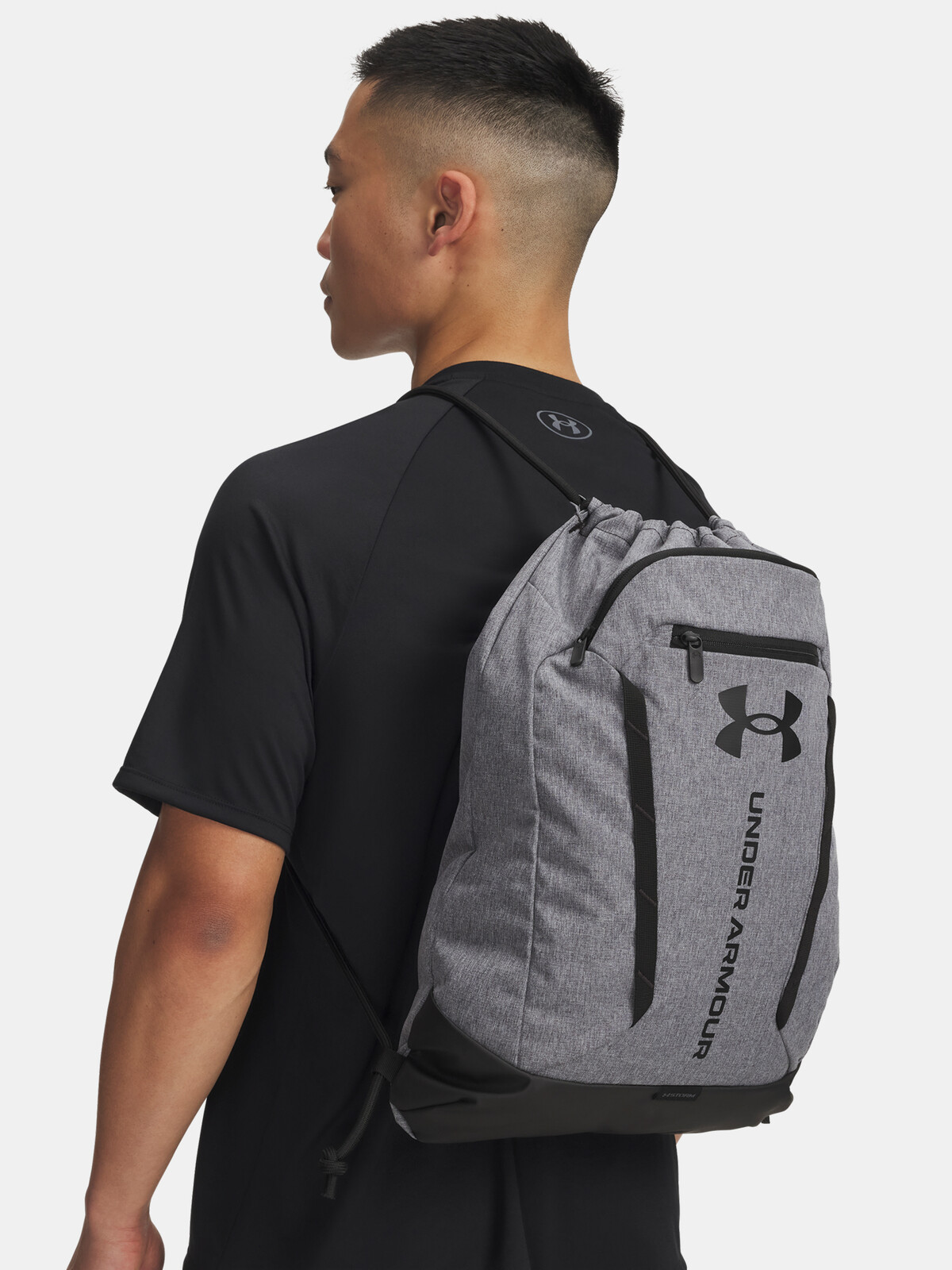Unisexový vak Under Armour UA Hustle Sackpack-GRY - unisex