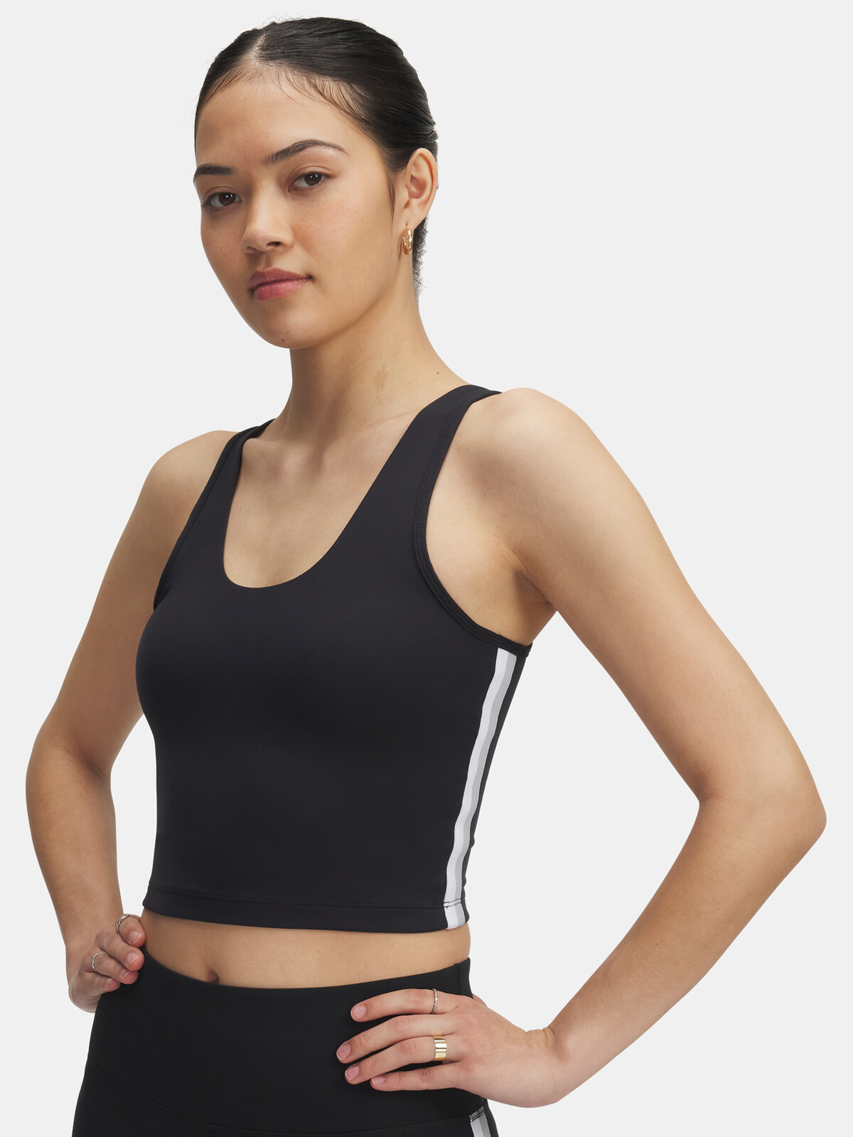 Dámské tílko Under Armour UA Motion Sport Tape Tank-BLK - Dámské