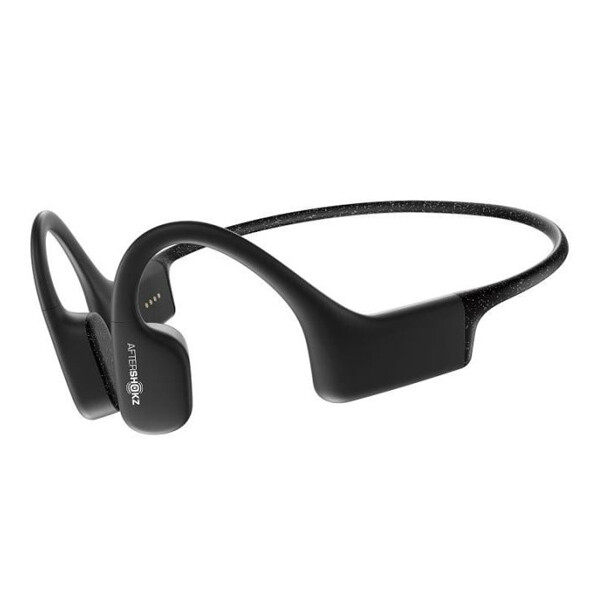 AfterShokz Xtrainerz, bezdrátová sluchátka na lícní kosti, černá