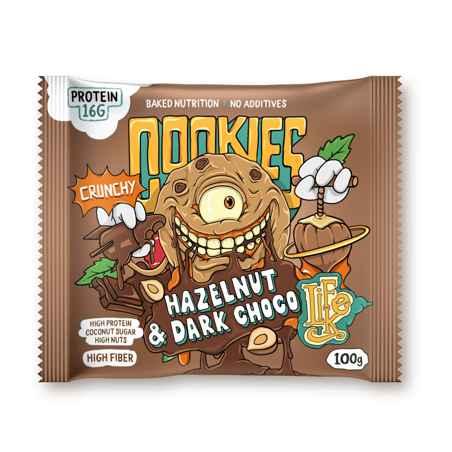LIFELIKE Cookies Hazelnut Chocolate 100 g DMT 09/2025