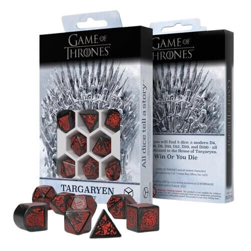 Sada kostek Game of Thrones: Targaryen